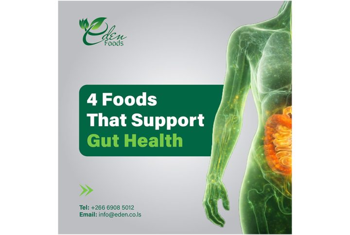 4 Foods that support gut health